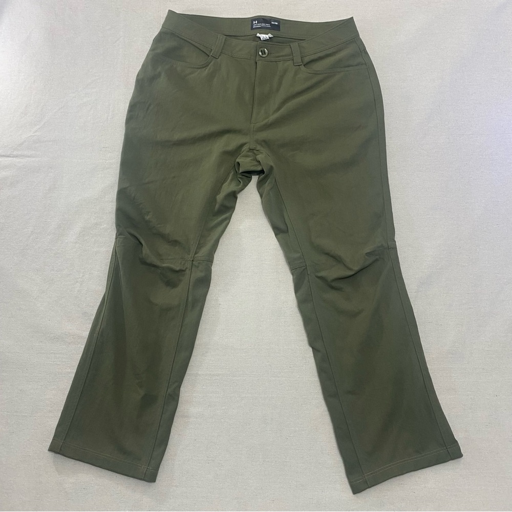 UNDER ARMOUR Pants Tactical Guardian Storm Green 1316929-390 Loose Men's 34x28.5